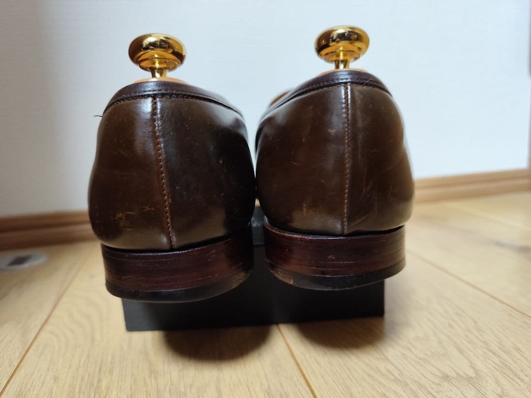 激レア！ラルフローレン 10E crockett&jones 革靴 シガー 英国