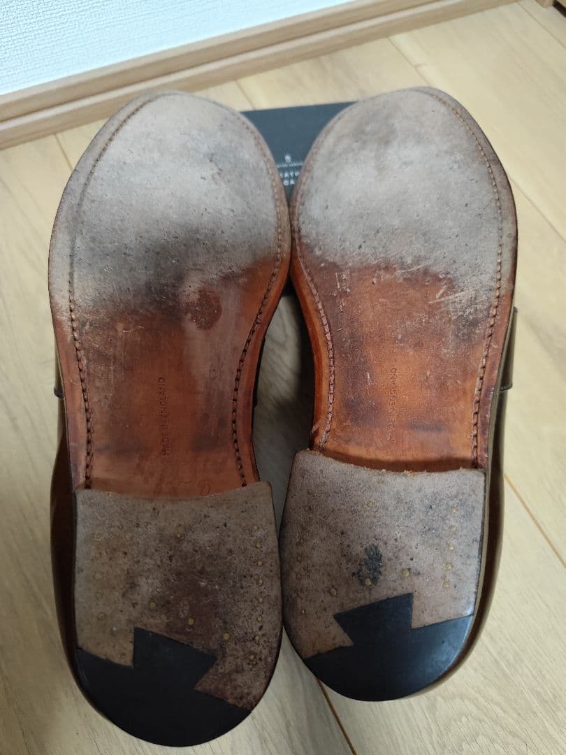 激レア！ラルフローレン 10E crockett&jones 革靴 シガー 英国