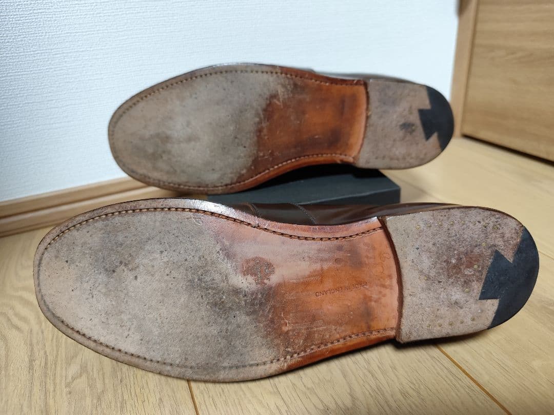 激レア！ラルフローレン 10E crockett&jones 革靴 シガー 英国