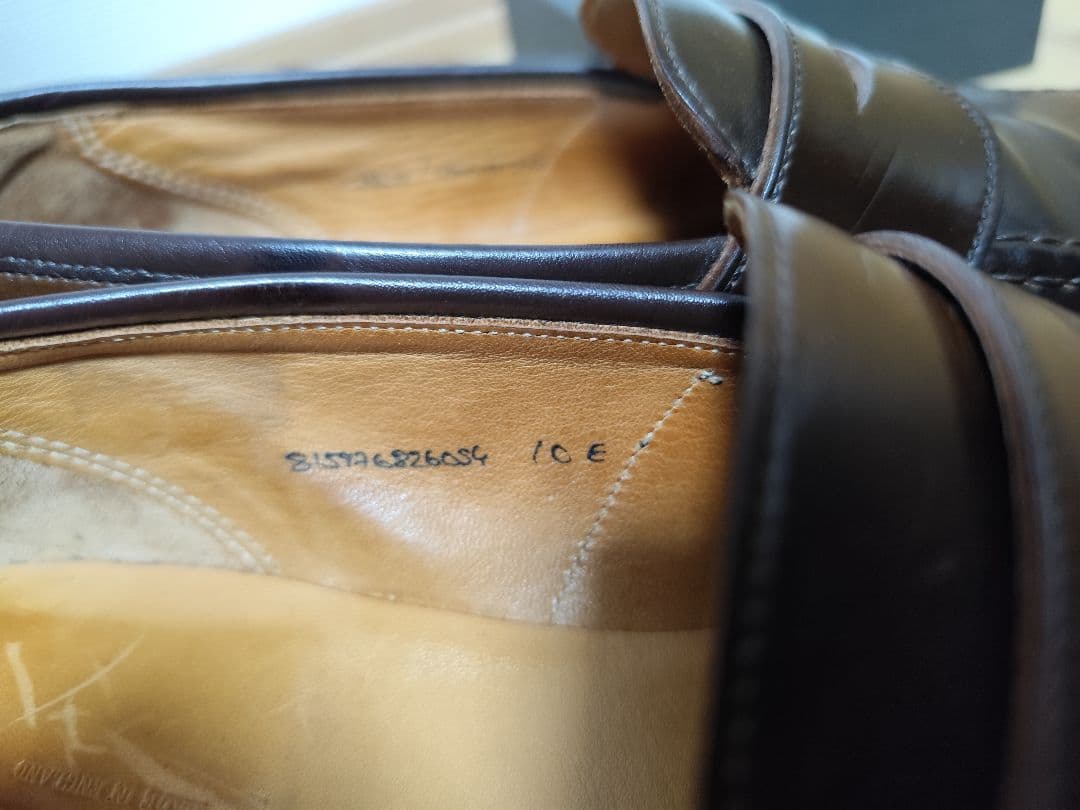 激レア！ラルフローレン 10E crockett&jones 革靴 シガー 英国