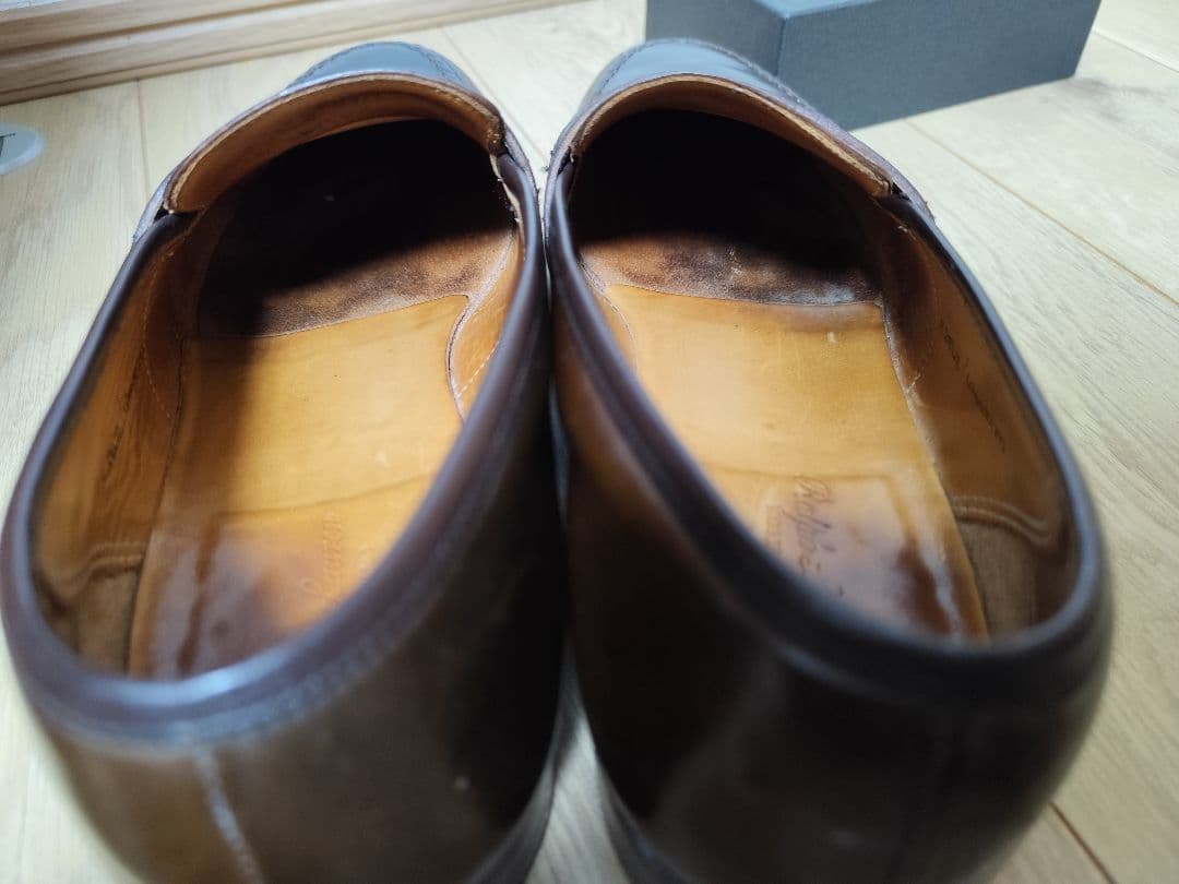 激レア！ラルフローレン 10E crockett&jones 革靴 シガー 英国