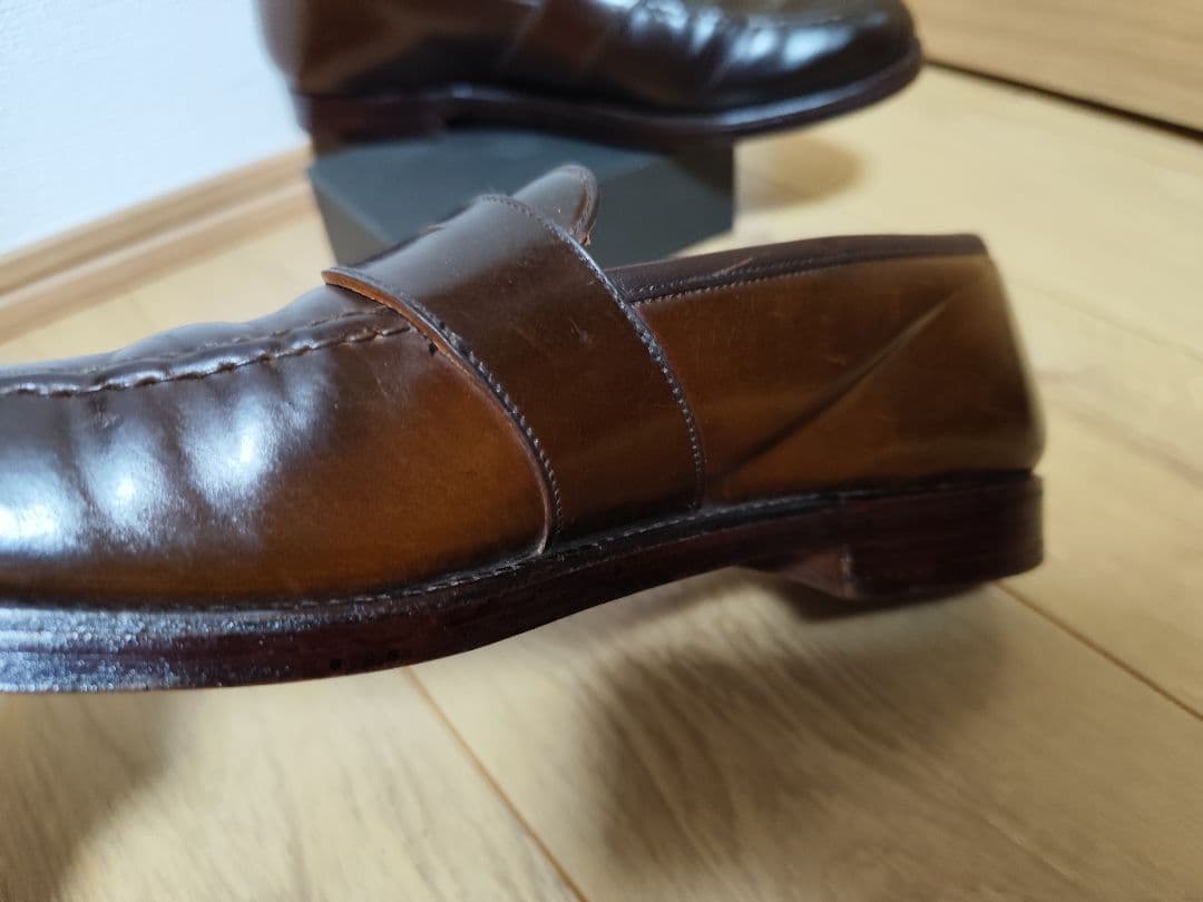 激レア！ラルフローレン 10E crockett&jones 革靴 シガー 英国