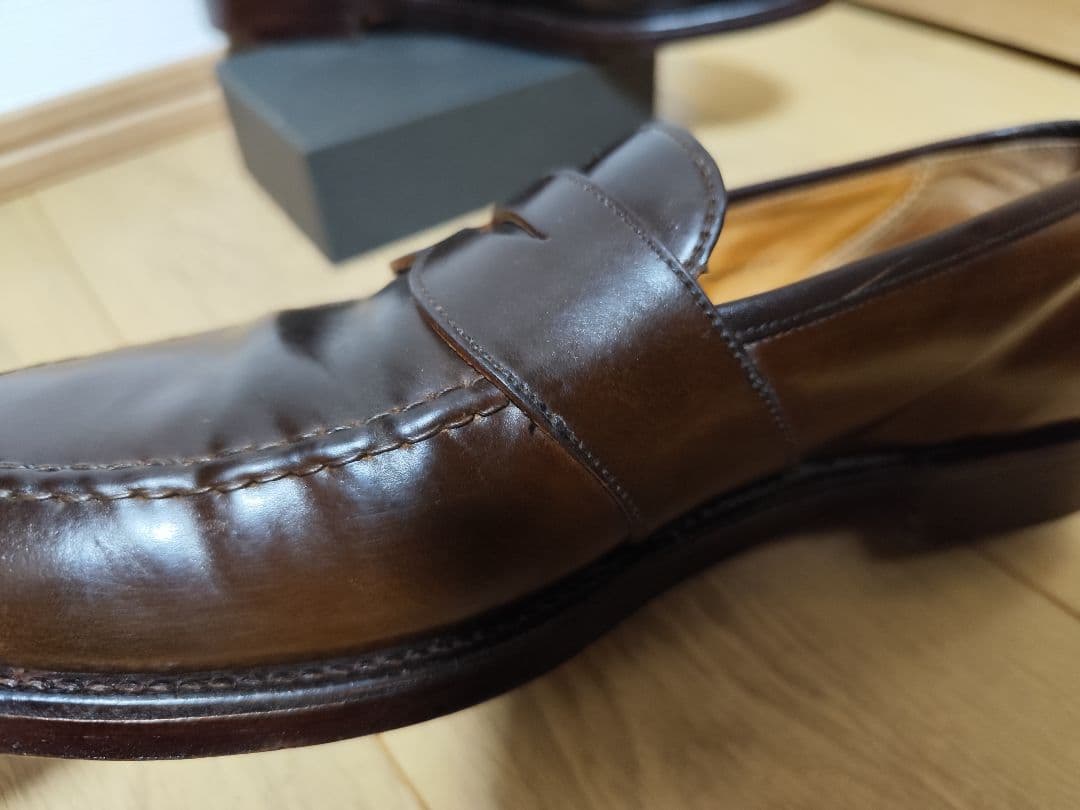 激レア！ラルフローレン 10E crockett&jones 革靴 シガー 英国