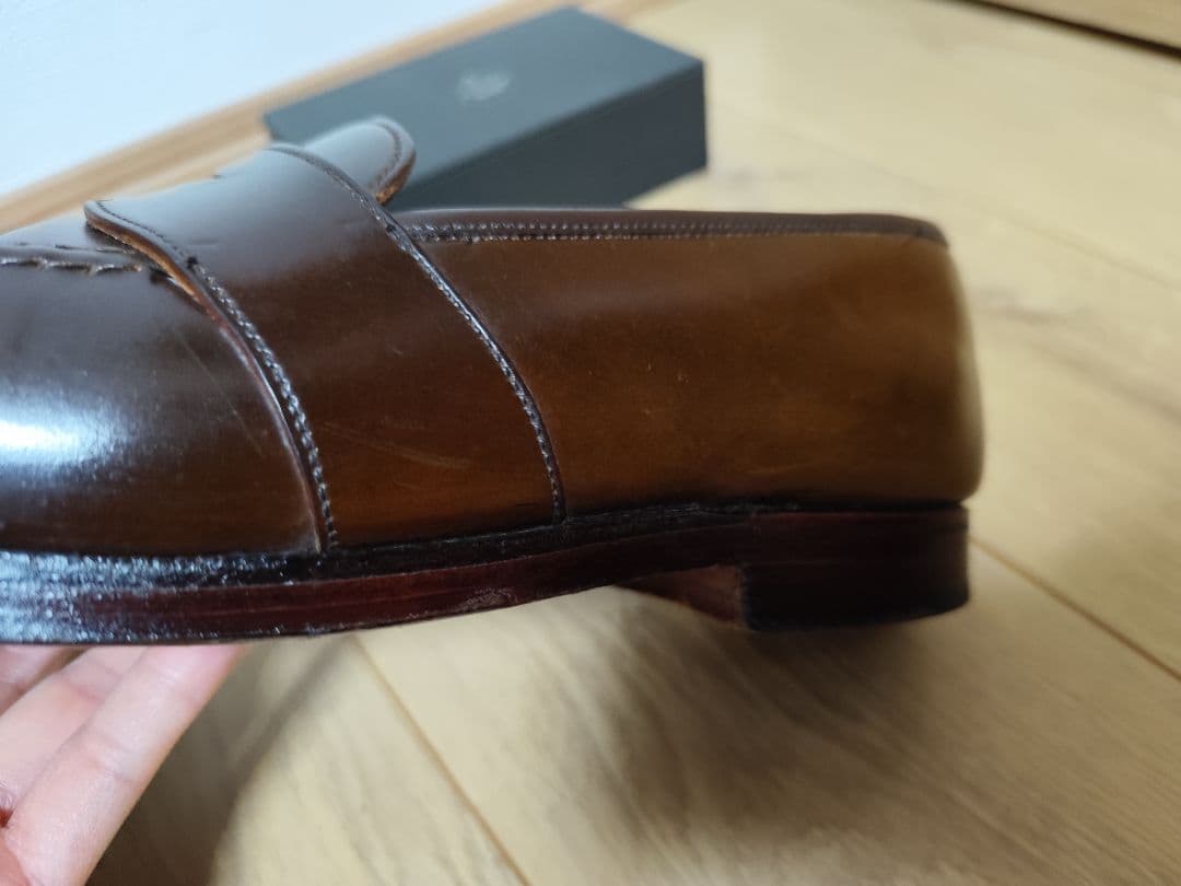 激レア！ラルフローレン 10E crockett&jones 革靴 シガー 英国