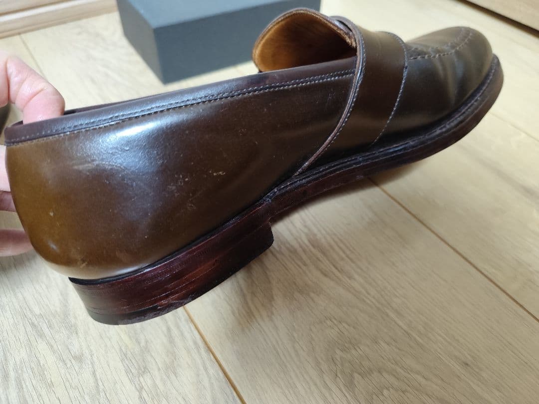 激レア！ラルフローレン 10E crockett&jones 革靴 シガー 英国