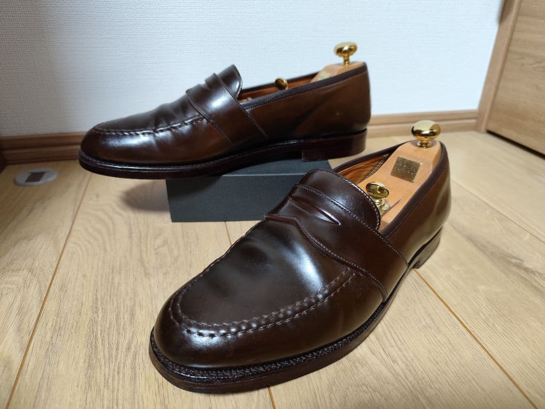 激レア！ラルフローレン 10E crockett&jones 革靴 シガー 英国
