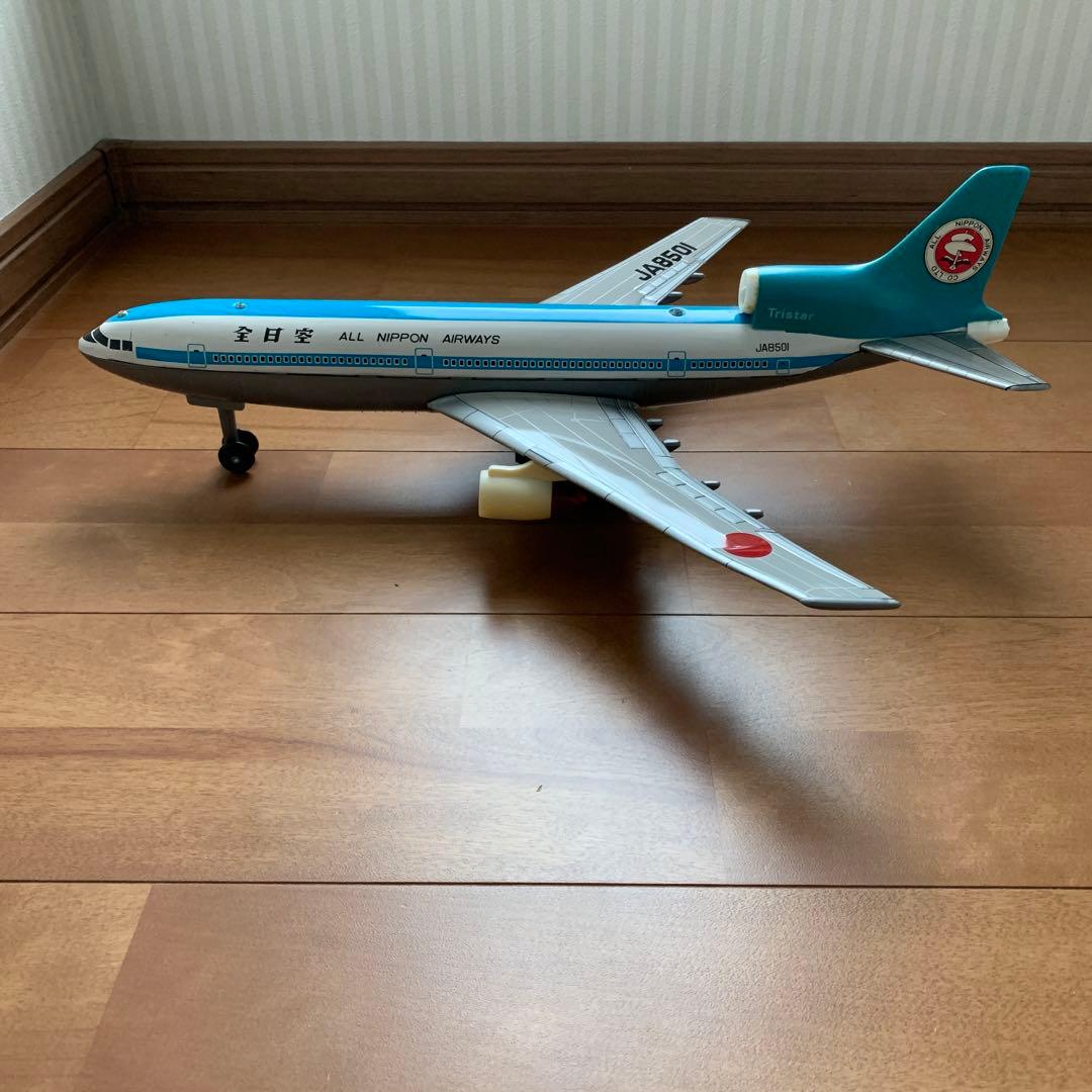 当時物 全日空 JA8501 ジャンボジェット トライスター ブリキ模型 飛行機