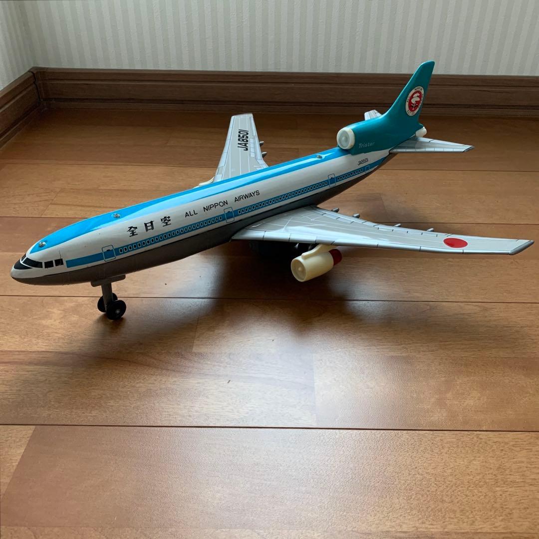 当時物 全日空 JA8501 ジャンボジェット トライスター ブリキ模型 飛行機