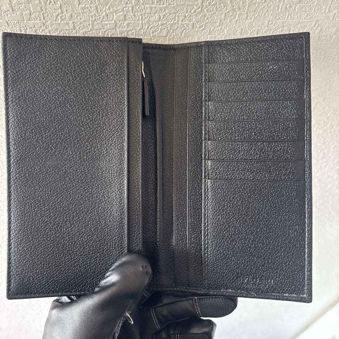 BVLGARI ブルガリ 長財布 財布 二つ折り レザー ブラック