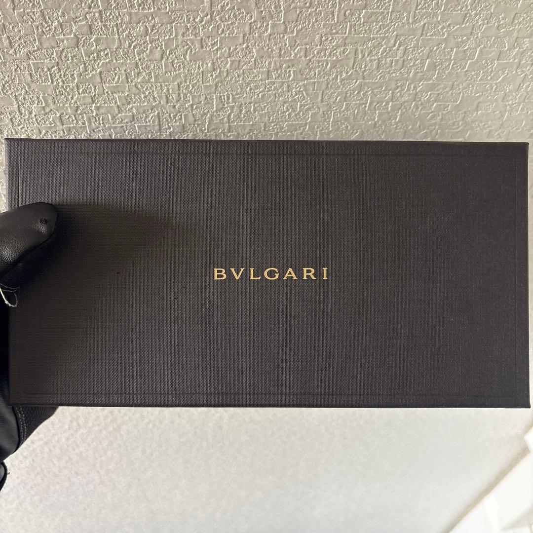 BVLGARI ブルガリ 長財布 財布 二つ折り レザー ブラック