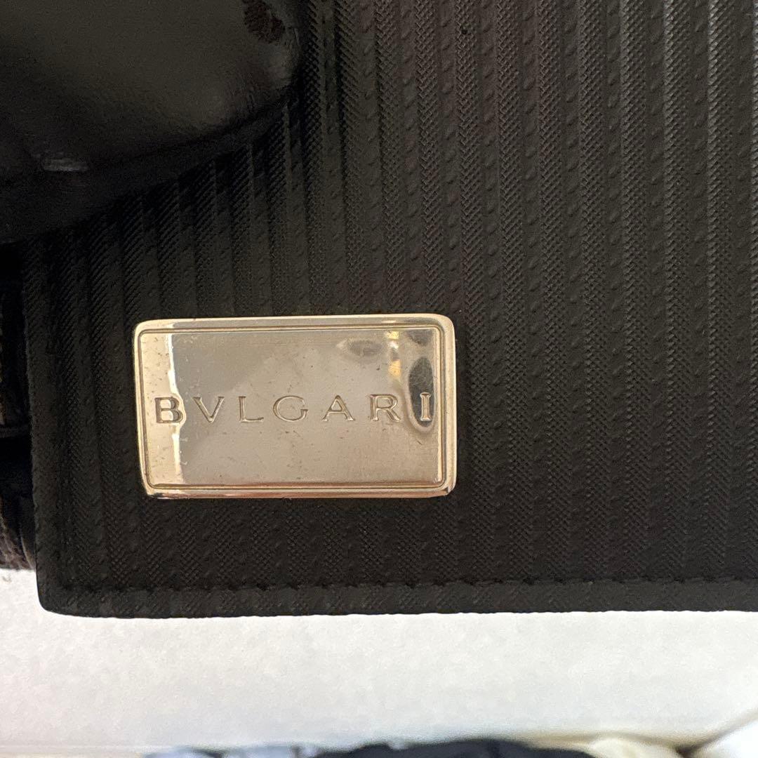 BVLGARI ブルガリ 長財布 財布 二つ折り レザー ブラック