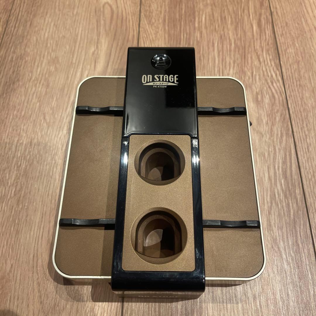 オンステージ カラオケ マイク2台　デュエット　1000曲内蔵　新品電池付