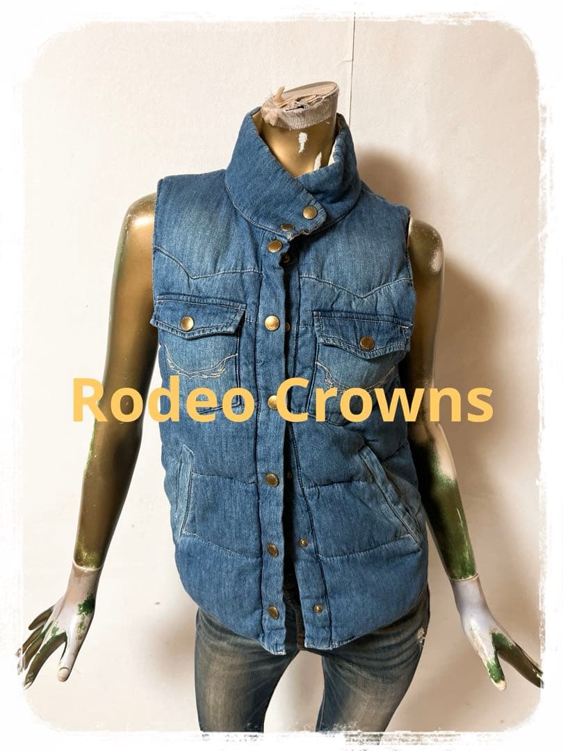 ちぇるたん様7点❤️☘️T16002☘️Rodeo Crowns 中綿 デニムベスト