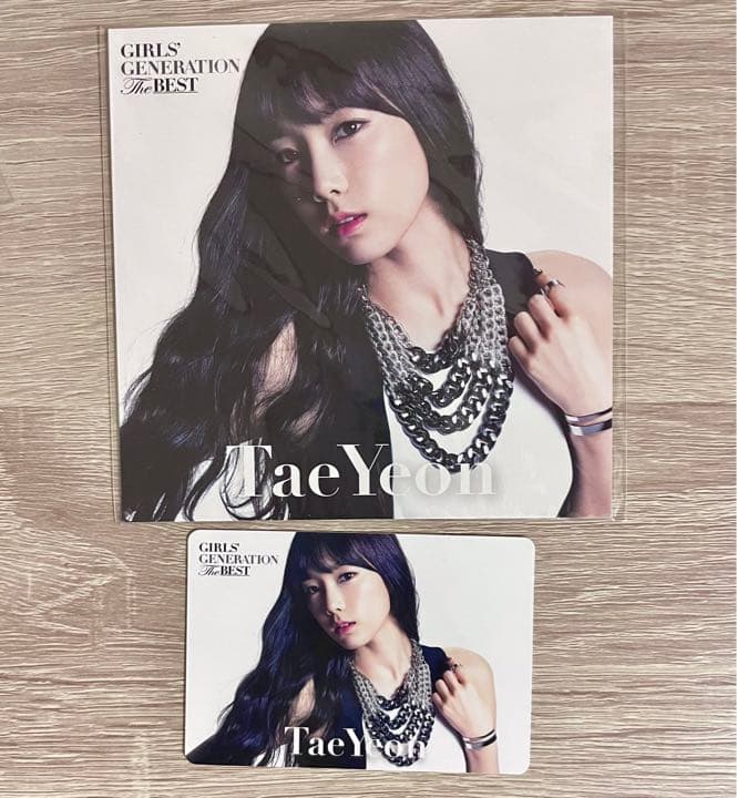 少女時代　テヨン　The Best トレカ　ミュージック　カード　レア