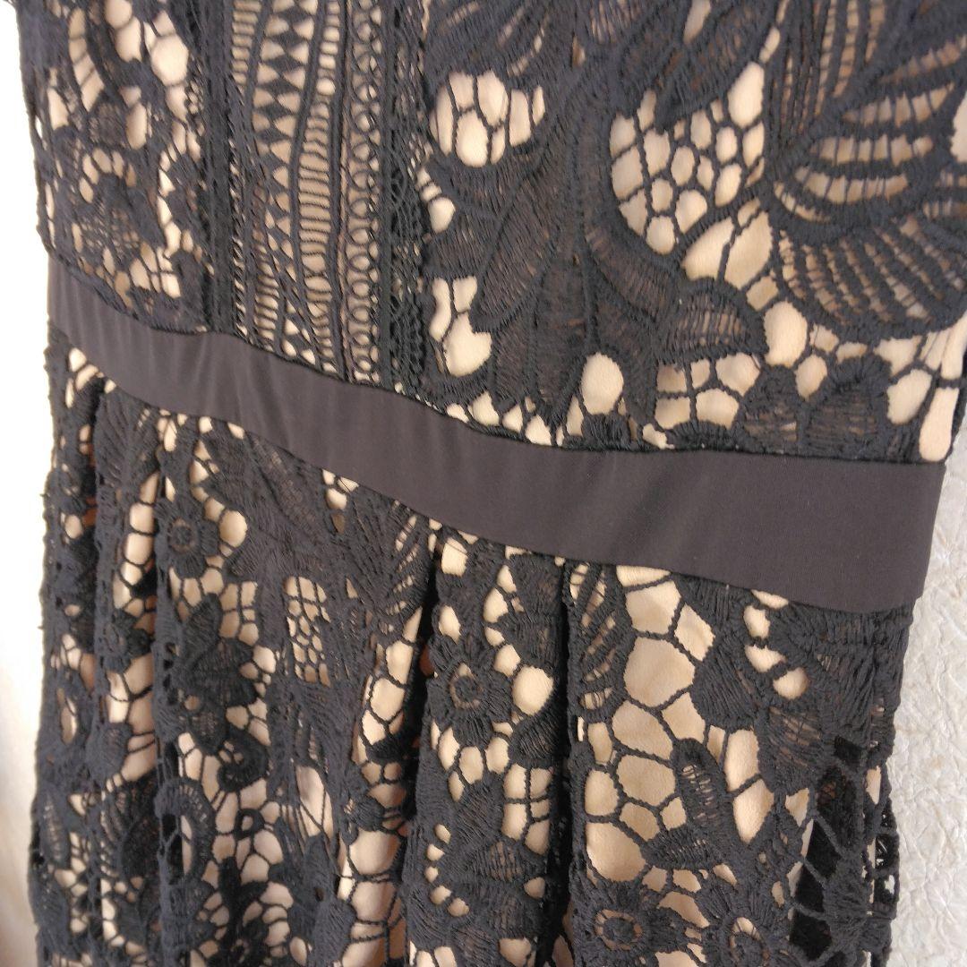 エミリア・ウィズ☆ブラックオールレースロングワンピース