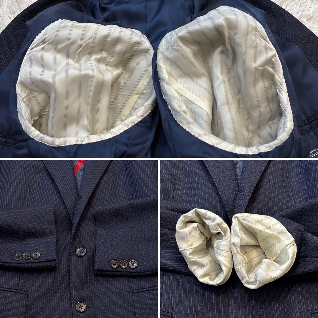 美品☆【ジェイプレス】ペピンメリノ　プレスクルーシヴ　ネイビー　総裏　A4 M