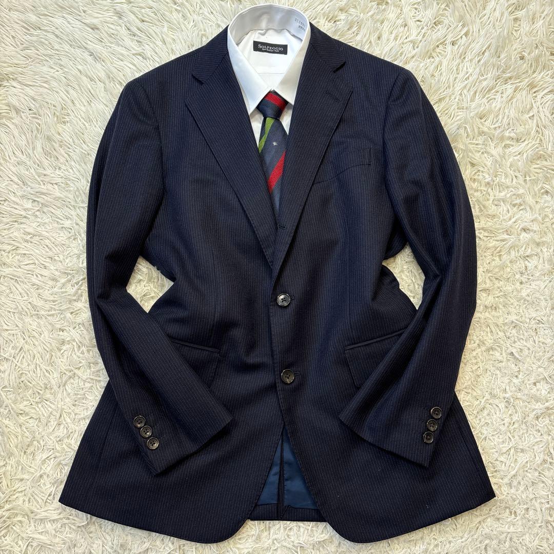 美品☆【ジェイプレス】ペピンメリノ　プレスクルーシヴ　ネイビー　総裏　A4 M