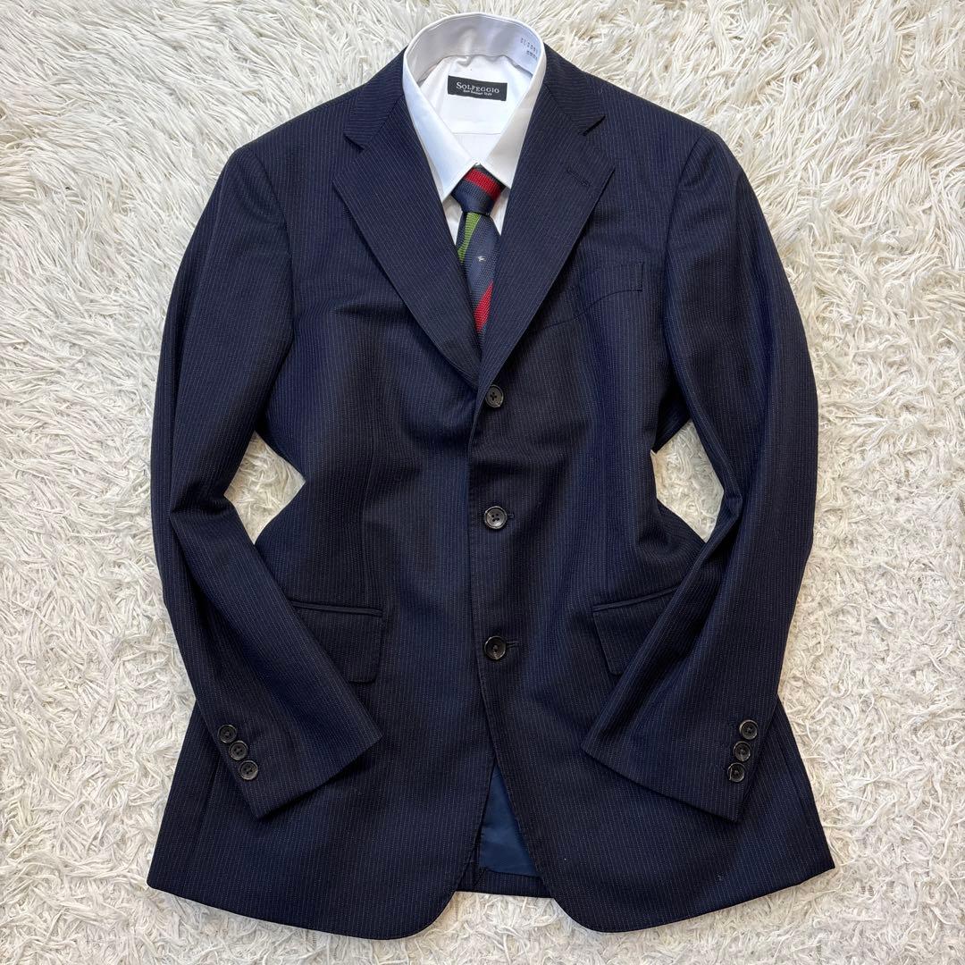 美品☆【ジェイプレス】ペピンメリノ　プレスクルーシヴ　ネイビー　総裏　A4 M