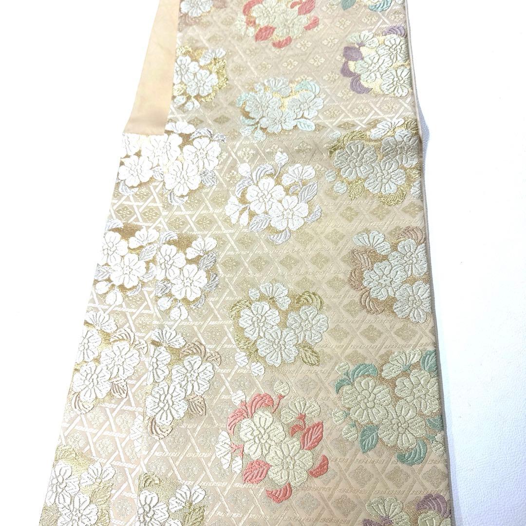 専用帯6265 6066 二点セット ●高級 正絹 六通 袋帯