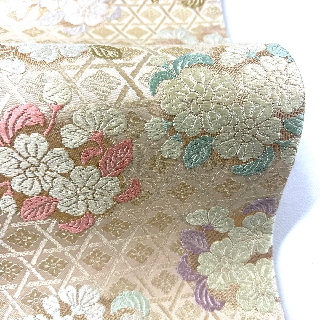 専用帯6265 6066 二点セット ●高級 正絹 六通 袋帯