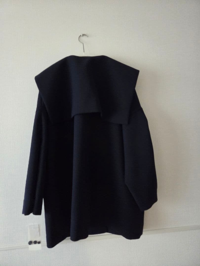 ★タグ付き 未使用 Liten リテン セーラーカラーコート ネイビー