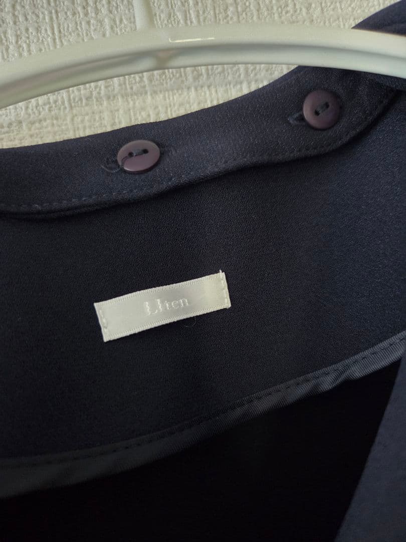 ★タグ付き 未使用 Liten リテン セーラーカラーコート ネイビー