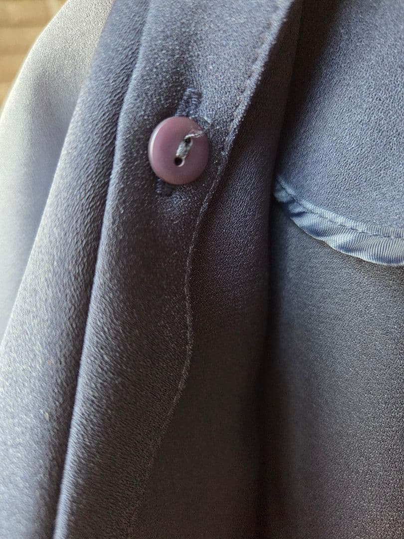 ★タグ付き 未使用 Liten リテン セーラーカラーコート ネイビー