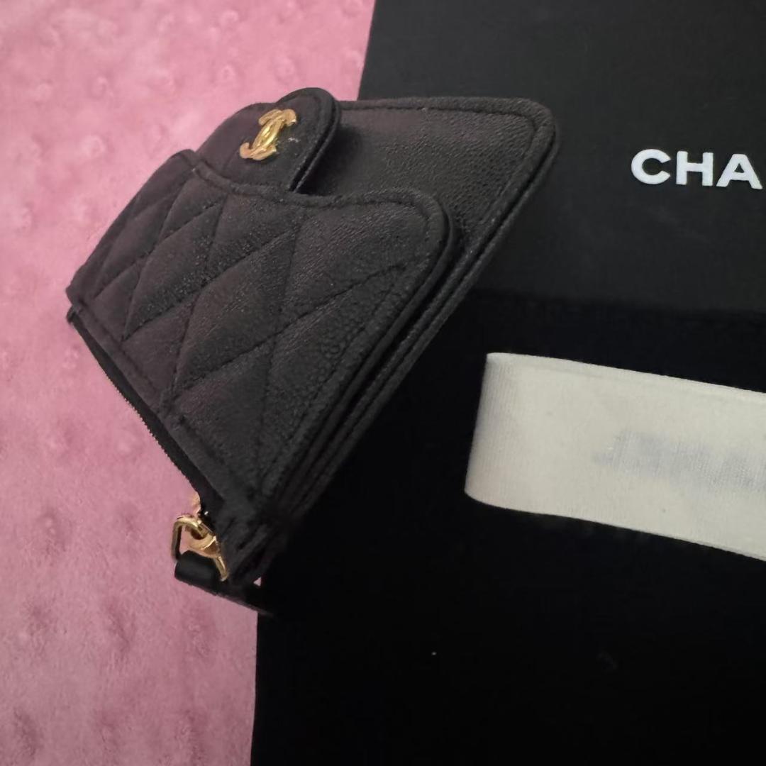 ブラック レザー フラグメントケース