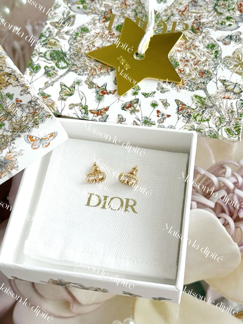 Dior CDロゴが目を惹く、タイムレスで上品な大人気ピアス