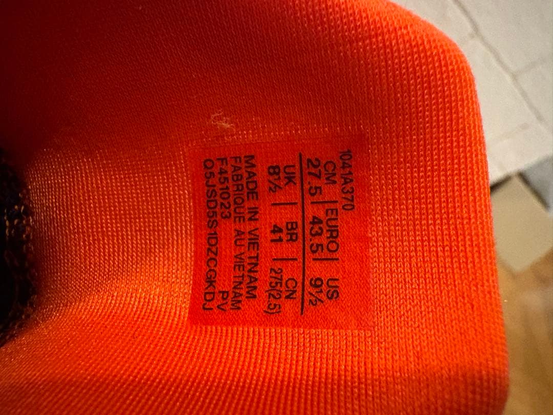 asics Court FF テニスシューズ ネイビー/オレンジ