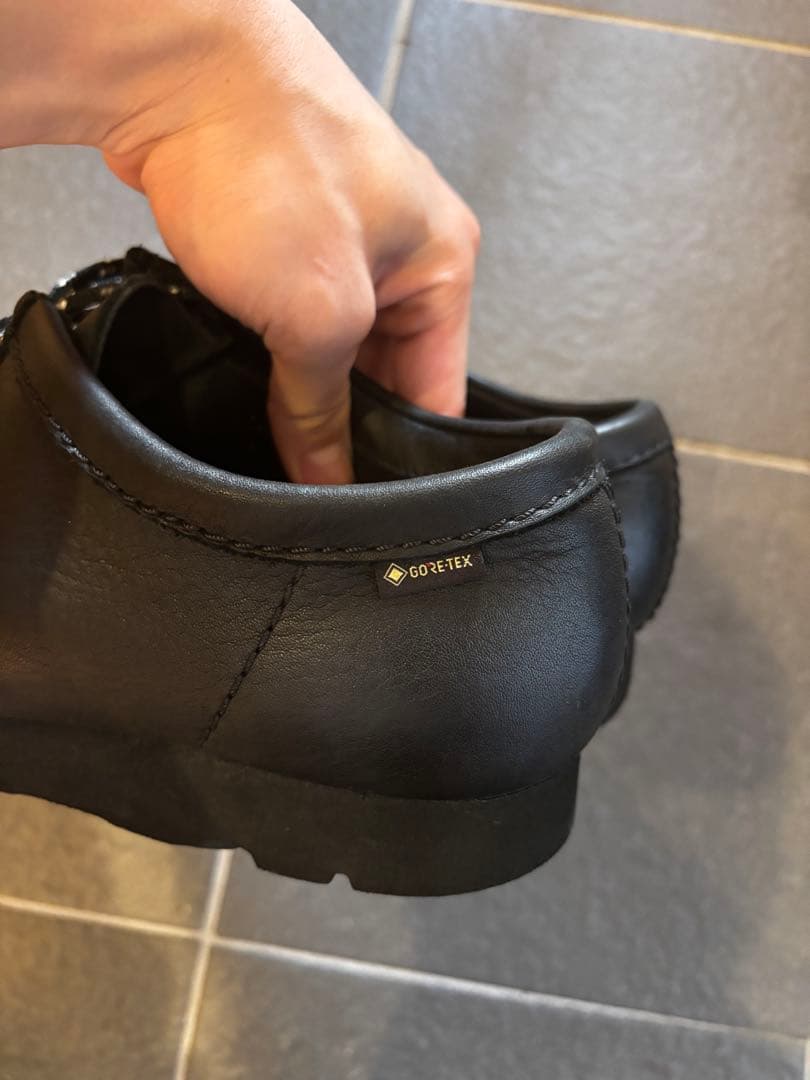clarks goretex Wallabee クラークス　レザー　ゴアテックス