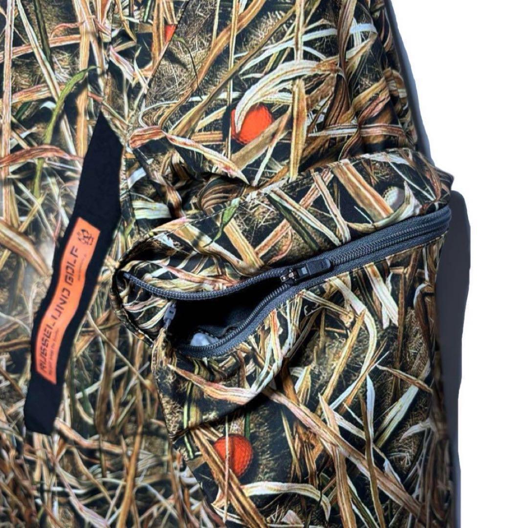 ラッセルノ 2WAY プルオーバー ブルゾン パンツ カモ セットアップ 上下L