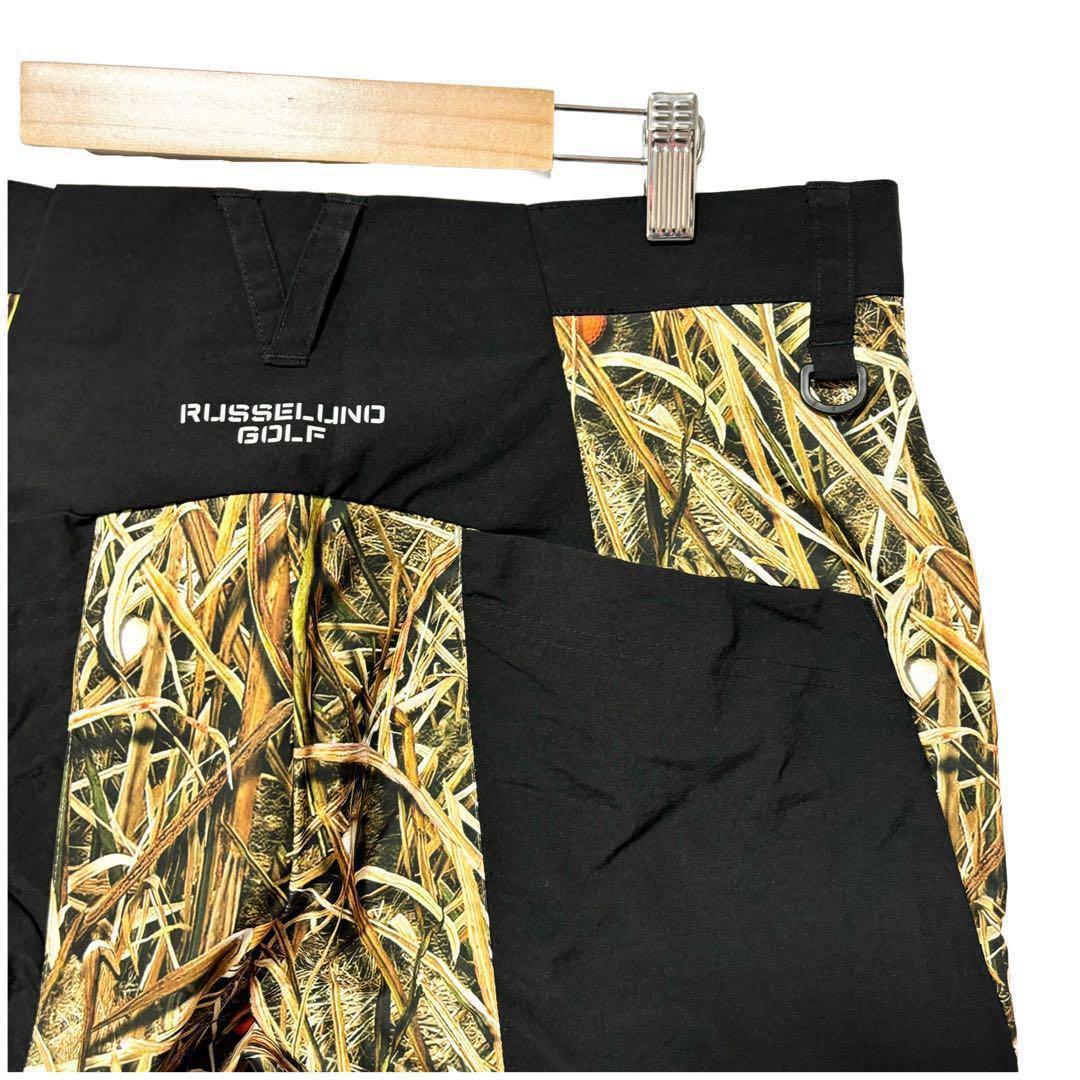 ラッセルノ 2WAY プルオーバー ブルゾン パンツ カモ セットアップ 上下L