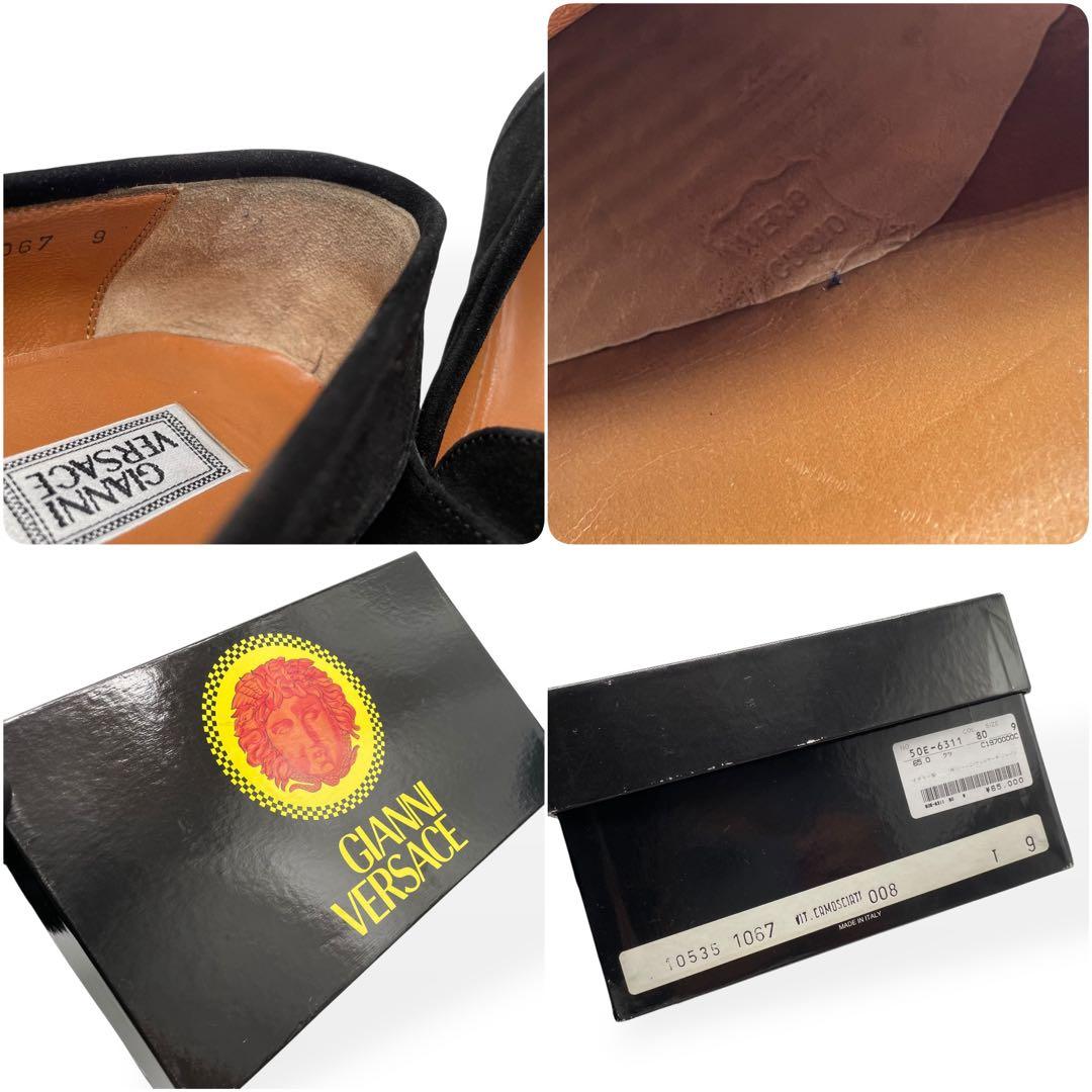 極美品　希少　GIANNI VERSACE　ローファー　スウェード　27.0