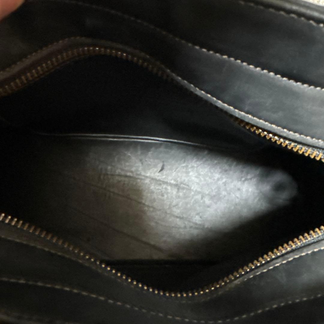 極美品　COACHオールドコーチ　ブラック　オールレザー　トートバッグ　9303