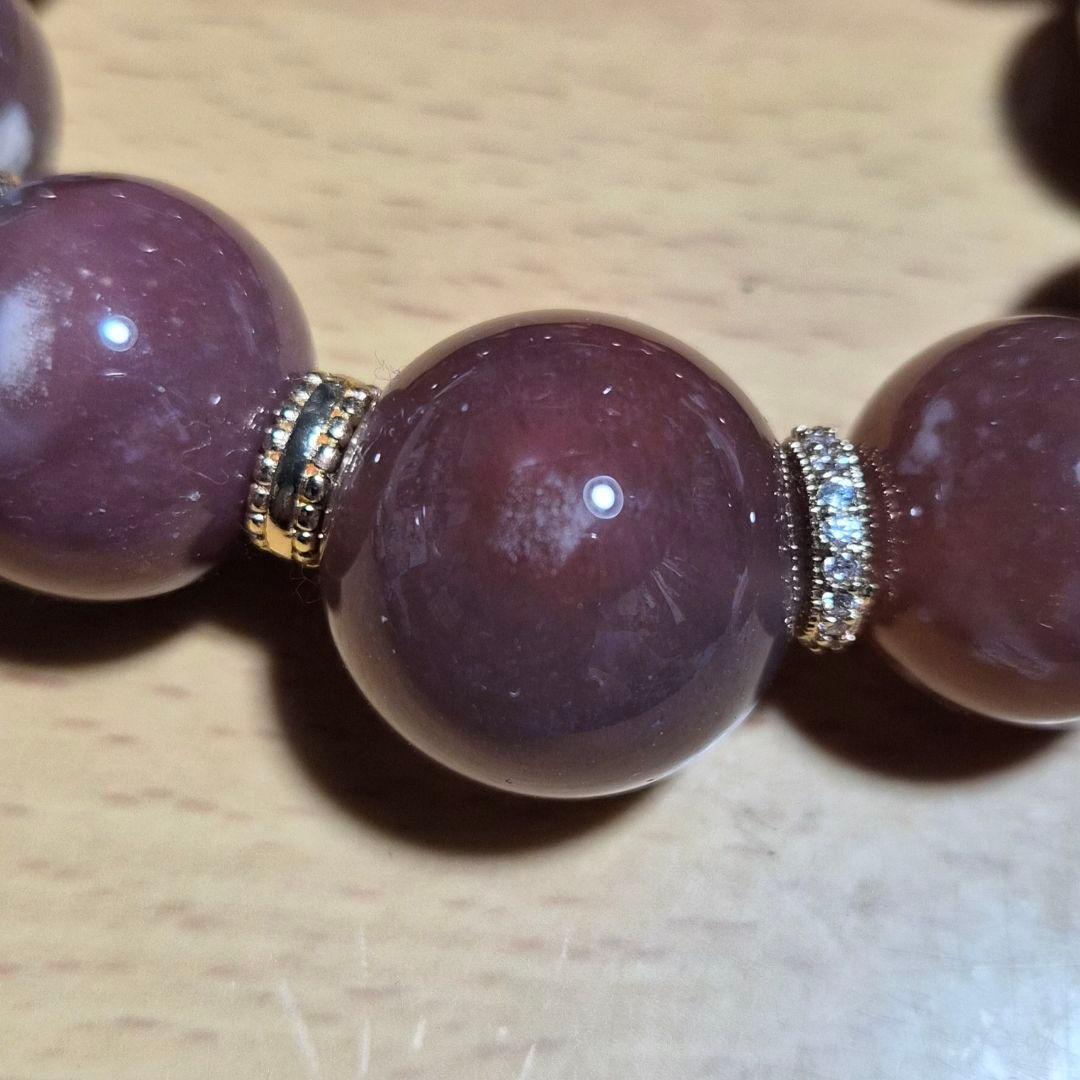 桜瑪瑙 大玉 ブレスレット