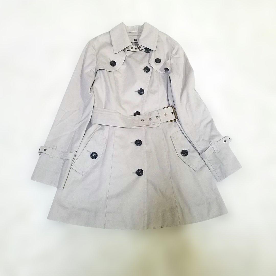 【美品】バーバリーブルーレーベル トレンチコート ライナー ベルト ノバチェック