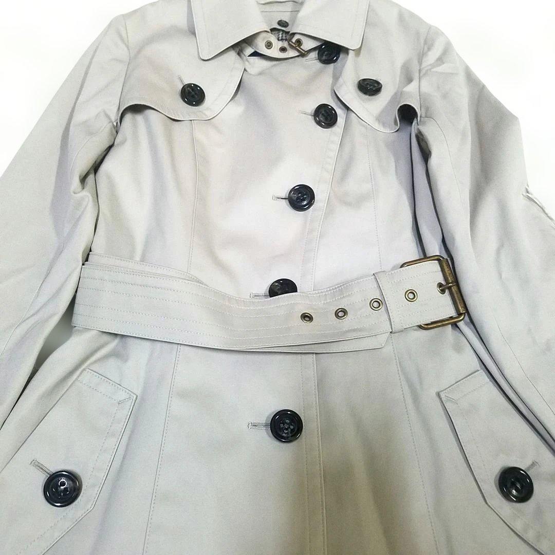 【美品】バーバリーブルーレーベル トレンチコート ライナー ベルト ノバチェック