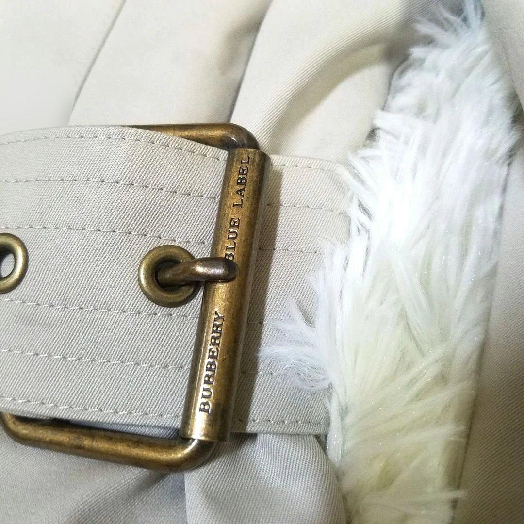 【美品】バーバリーブルーレーベル トレンチコート ライナー ベルト ノバチェック