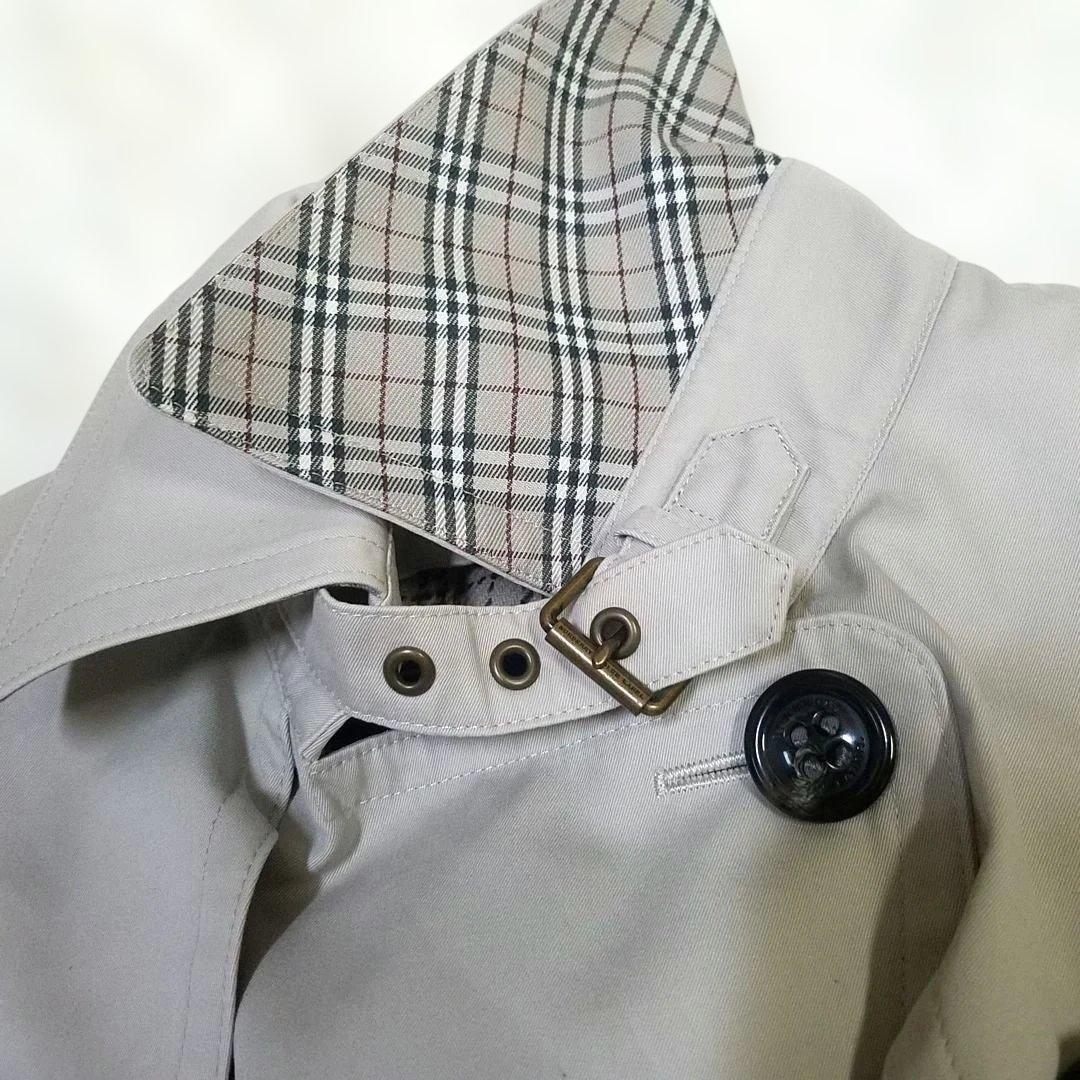 【美品】バーバリーブルーレーベル トレンチコート ライナー ベルト ノバチェック