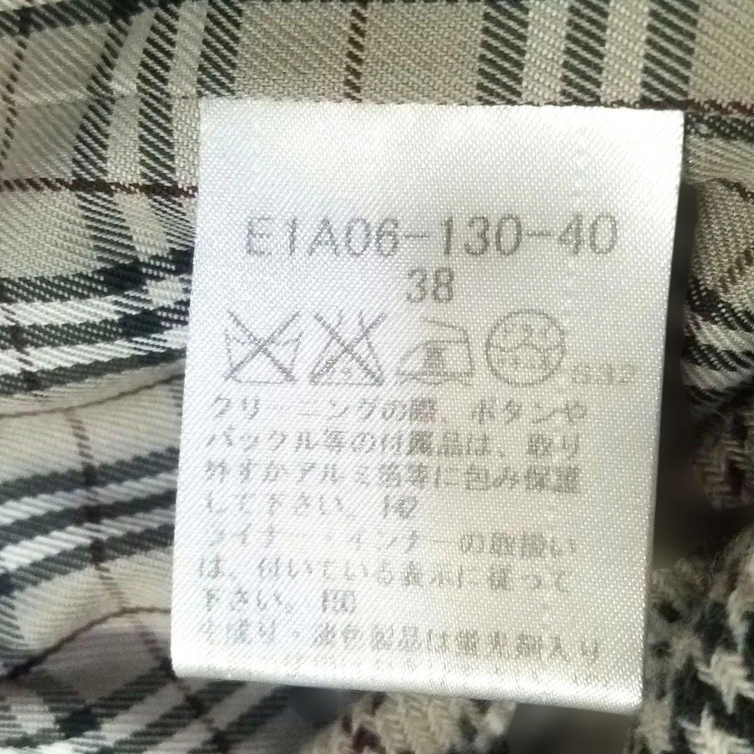 【美品】バーバリーブルーレーベル トレンチコート ライナー ベルト ノバチェック