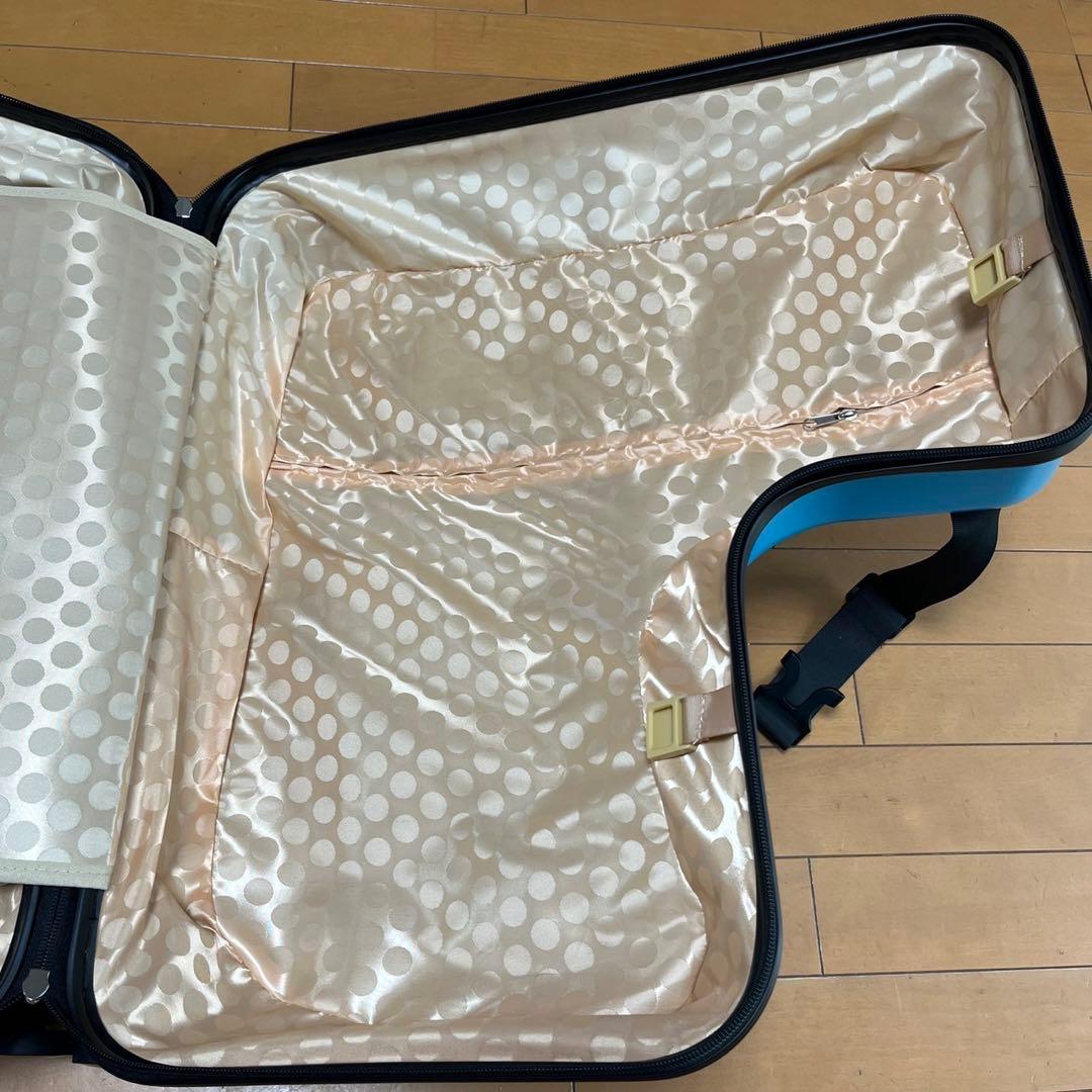 新品未使用　AO WEI LA 子供が乗れるキャリーケース　ブルー☆