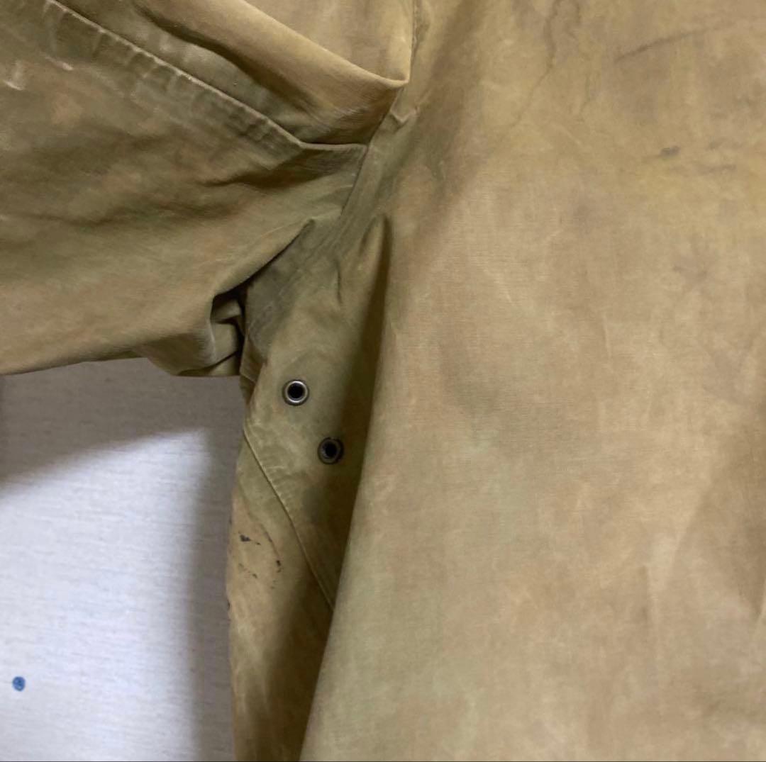 40s 50s 米軍　実物　USN N−2デッキ　レインパーカー