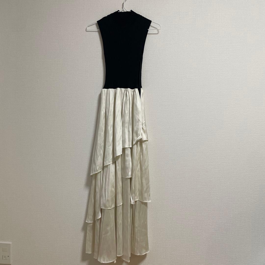 フレイアイディー FRAY I.D★アシメティアードスカートコンビニットワンピ