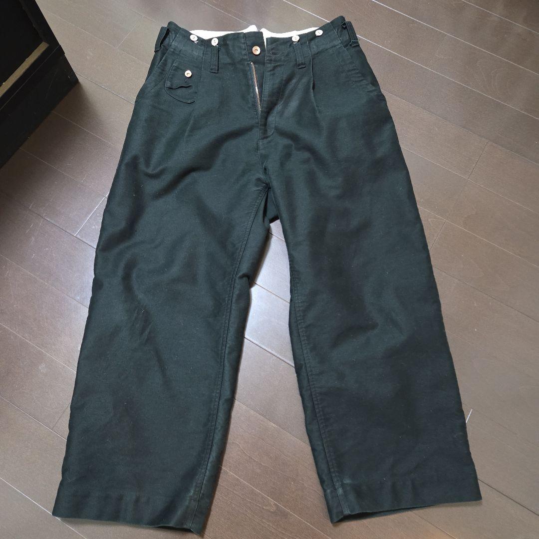 Gurank グランク モールスキン トラウザーズ シンチバック サイズ2