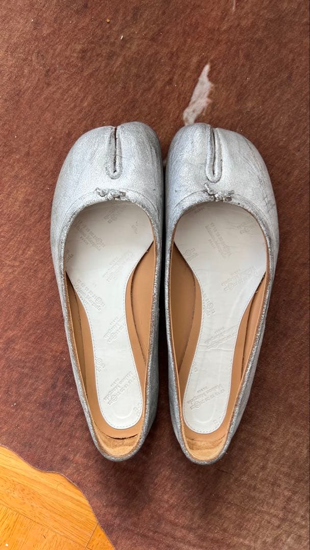 Maison Margiela シルバー足袋バレエ38.5