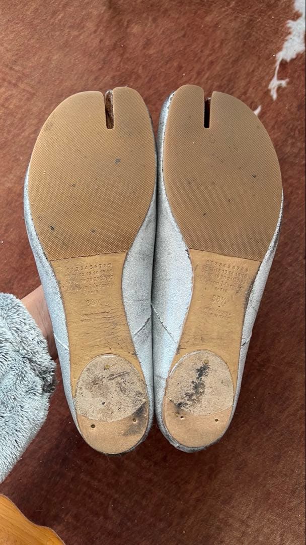 Maison Margiela シルバー足袋バレエ38.5