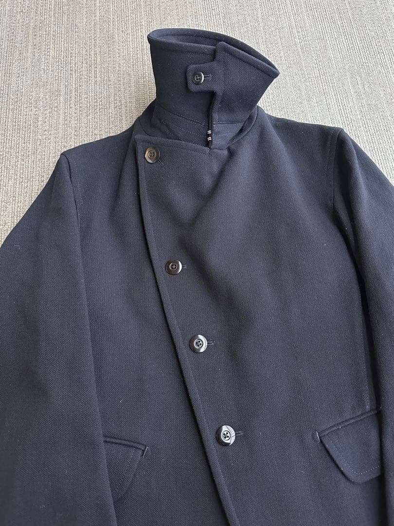ジャケット・アウター detachable napoleon design wool jacket