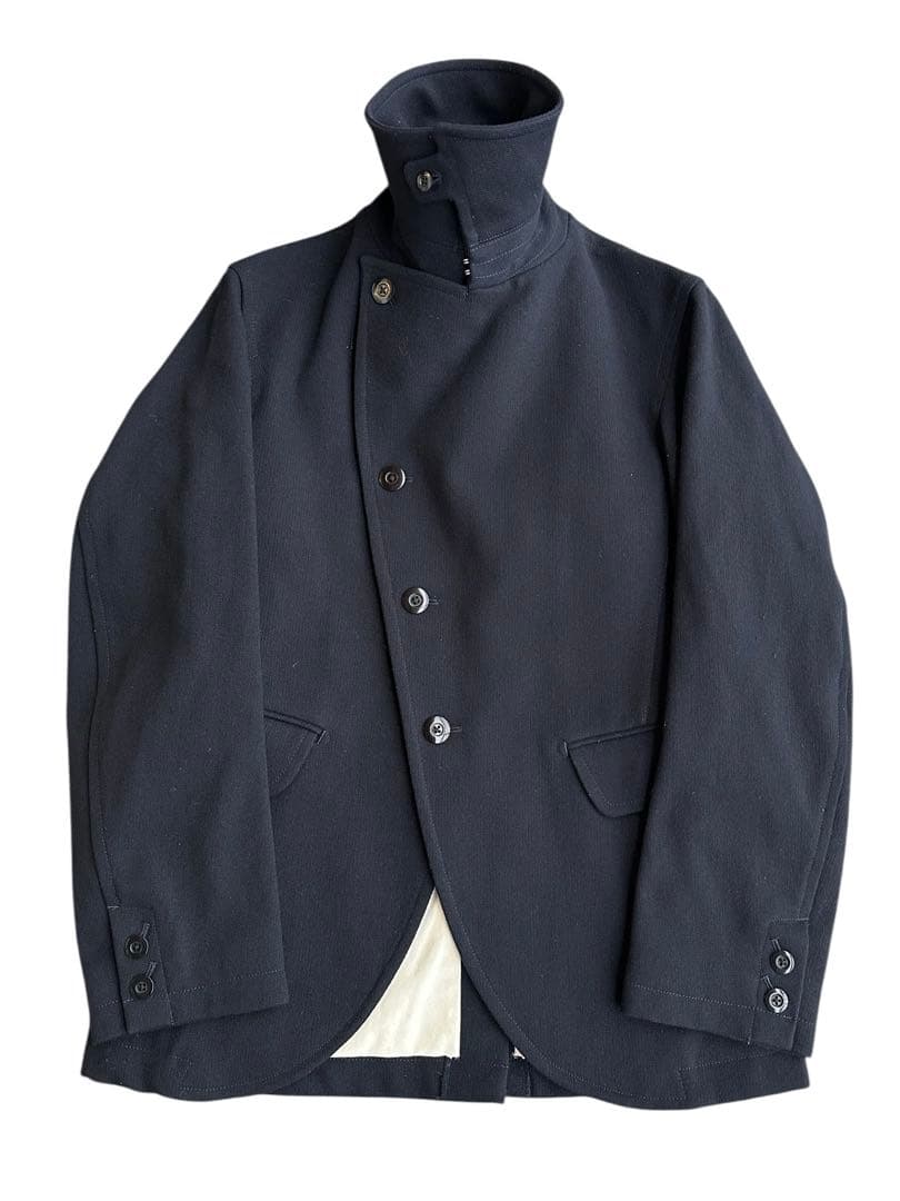 ジャケット・アウター detachable napoleon design wool jacket