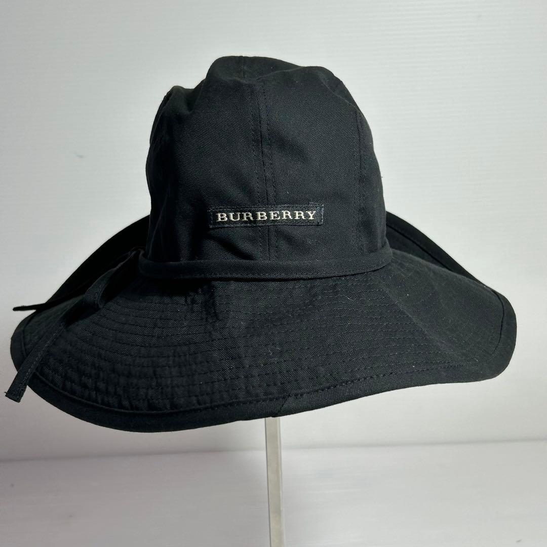 【美品】BURBERRYGOLF　バケットハット　ノヴァチェック　ブラック